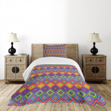 Hippie Vibrant Retro Bedspread Set