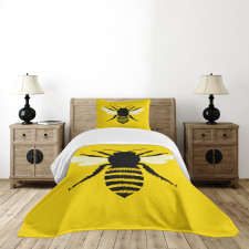 Honeybee Silhouette Bedspread Set