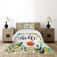 Flourishing Summer Flora Bedspread Set