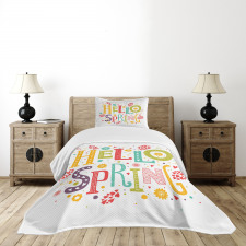 Colorful Spring Elements Bedspread Set