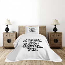 Encouraging Words Bedspread Set