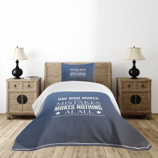 Value of Mistakes Bedspread Set