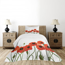 Vibrant Blossoms Bouquet Bedspread Set