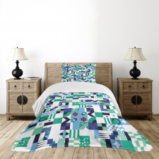 Sixties Art Design Bedspread Set