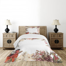 Bullfinch with Cedar Bedspread Set
