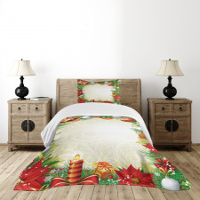 Abstract Christmas Tree Bedspread Set