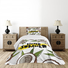 Coconut Halves Bedspread Set