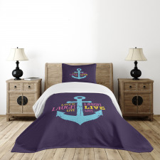 Nautical Anchor Bedspread Set