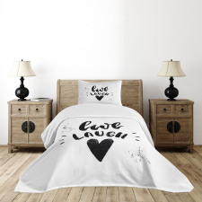 Retro Message Bedspread Set