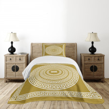 Frieze Meander Lines Bedspread Set