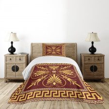 Labyrinth and Flower Bedspread Set