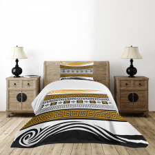 Neoclassical Borders Bedspread Set