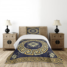 Retro Spring Meander Bedspread Set