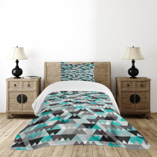 Zig Zag Mosaic Bedspread Set