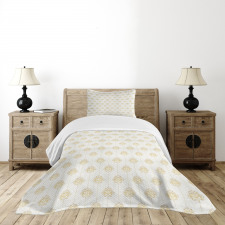 Ornamental Tracery Dots Bedspread Set