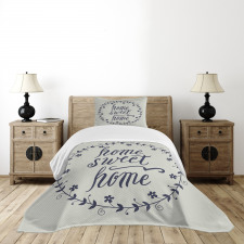 Hand Written Text Bedspread Set