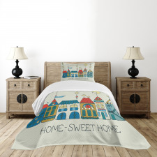 Apartments Town Bedspread Set