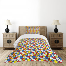 Colorful Stained Glass Bedspread Set