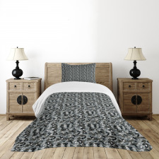 Pixel Art Illustration Bedspread Set