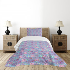 Springtime Geometric Bedspread Set