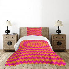 Zigzag Chevron Line Bedspread Set