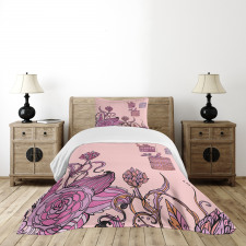 Bird Cage Flora Bedspread Set