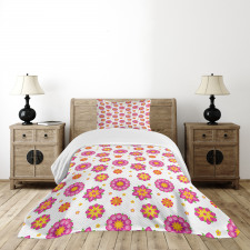 Flower Blooms Bedspread Set