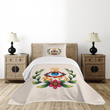 Esoteric Colorful Abstract Bedspread Set