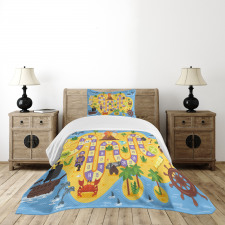 Pirate Treasure Bedspread Set