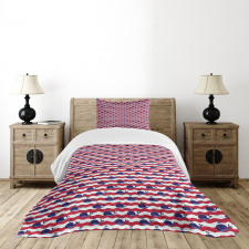 Nautical Baby Pattern Bedspread Set