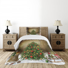 Pine Tree Presents Bedspread Set