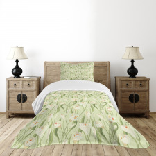 Spring Flora Bouquet Bedspread Set