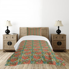 Oriental Nature Flourish Bedspread Set