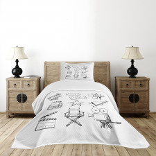 Sketchys Bedspread Set