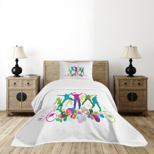 Teen Dance Floral Vivid Bedspread Set