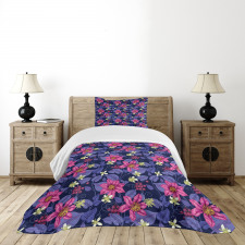 Tropicana Orchids Hawaii Bedspread Set