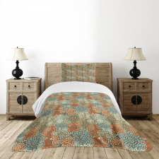 Grunge Flowers Bedspread Set