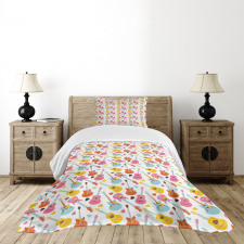 Summer Festival Colorful Bedspread Set