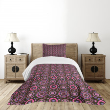 Hippie Flourishing Flowers Bedspread Set