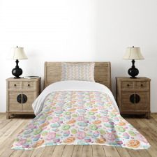 Watercolor Sweets Bedspread Set