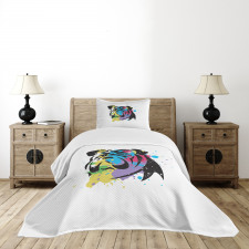 Dog Portrait Bedspread Set