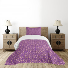 Romantic Nature Pattern Bedspread Set