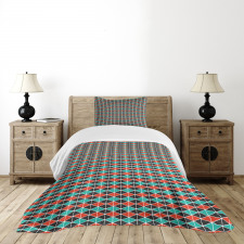 Triangles Hexagons Bedspread Set