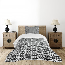 Monochrome Stripes Bedspread Set