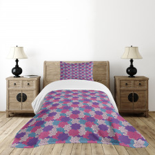 Tribal Flowers Bedspread Set