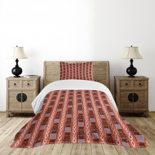 Rhombuses and Swirls Bedspread Set