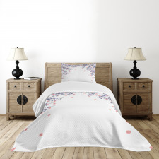 Autumn Foliage Design Bedspread Set