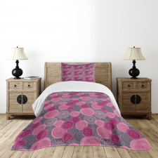 Lace Swirled Circle Bedspread Set