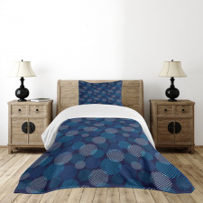 Modern Polka Dots Bedspread Set