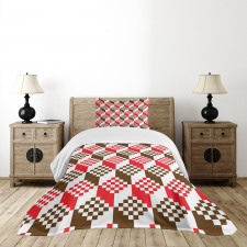 Vintage Geometric Art Bedspread Set